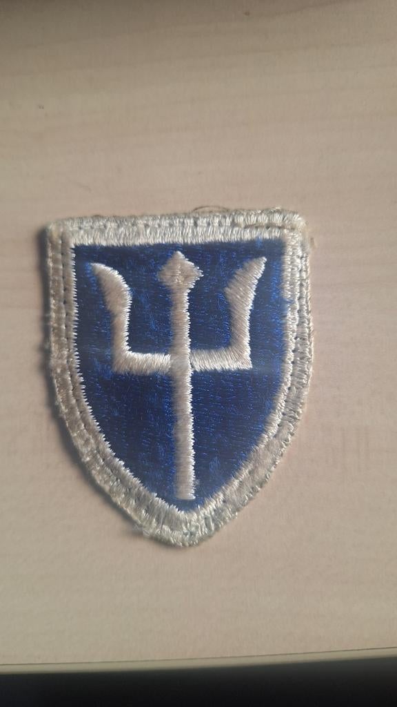 Insigne 97th division d'infanterie US ww2, Collections, Enlèvement ou Envoi, Autres