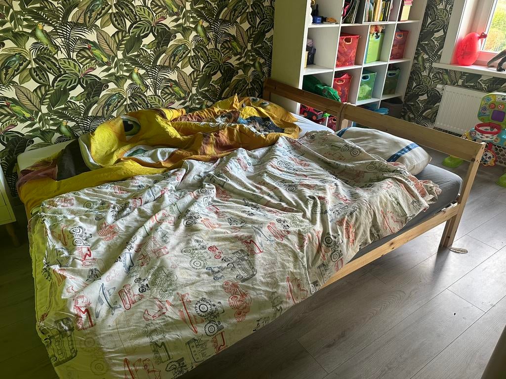 2 Bed kinderen Ikea, Enlèvement, Comme neuf, Sommier à lattes