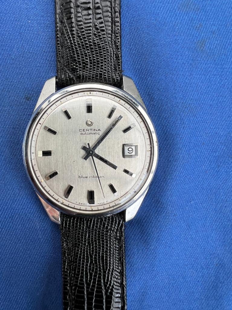 Certina Automatic Blue Ribbon Herenhorloge, Handtassen en Accessoires, Horloges | Heren, Zo goed als nieuw, Polshorloge, Overige merken