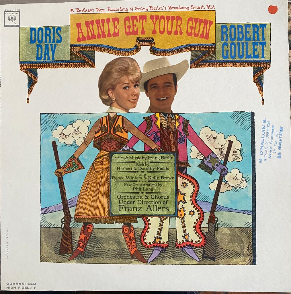 Doris Day & Robert Goulet Annie pakken je pistool, Cd's en Dvd's, Vinyl | Filmmuziek en Soundtracks, Gebruikt, 12 inch, Ophalen of Verzenden