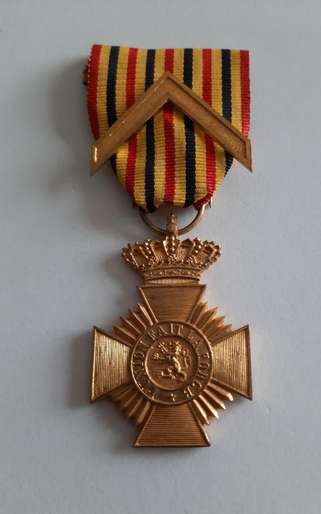 Belgische militaire medaille „l'Union fait la force” 1e klas, Verzamelen, Militaria | Algemeen