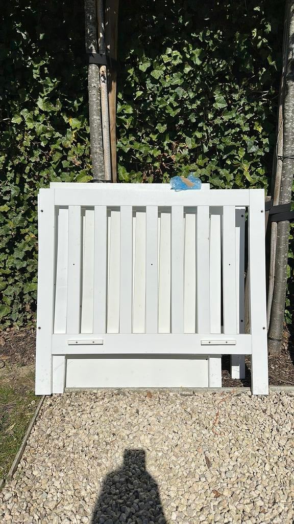 Baby park hout wit, Kinderen en Baby's, Babyparken, Ophalen, Zo goed als nieuw