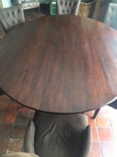 landelijke eiken tafel, Huis en Inrichting, Tafels | Eettafels, Ophalen, Eikenhout