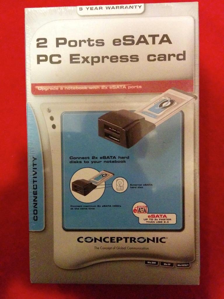 Conceptronic esata express card (nieuw), Computers en Software, Ophalen, Intern, HDD, Nieuw