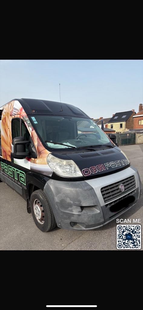 Food Truc Fiat Ducato, Autos, Fiat, Achat, 3 places, Autres couleurs, Autre carrosserie