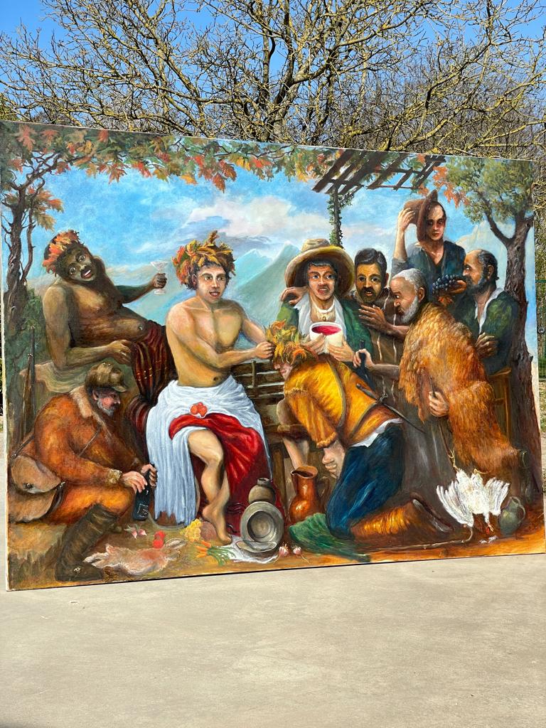 Zeer Groot & Super Decoratief Schilderij 180 x 135 cm, Ophalen