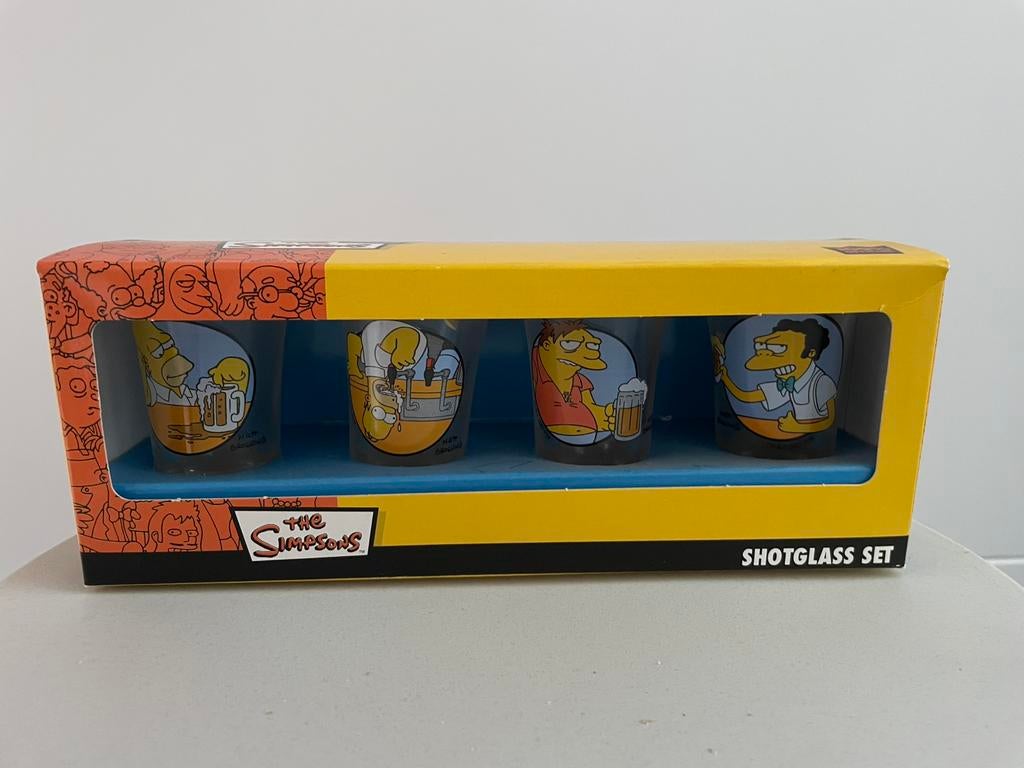 Shotglazen The Simpsons nieuw, Collections, Verres & Petits Verres, Enlèvement, Neuf, Verres et Verres à shot