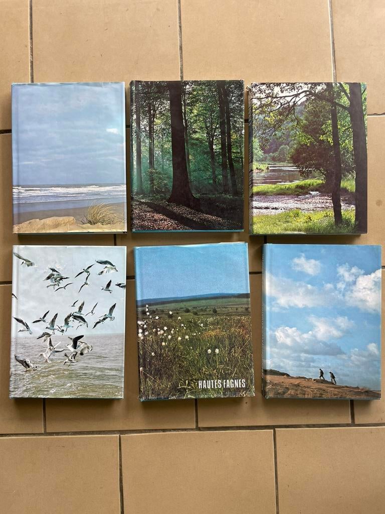 6 albums Parken en natuurreservaten België, Ophalen of Verzenden