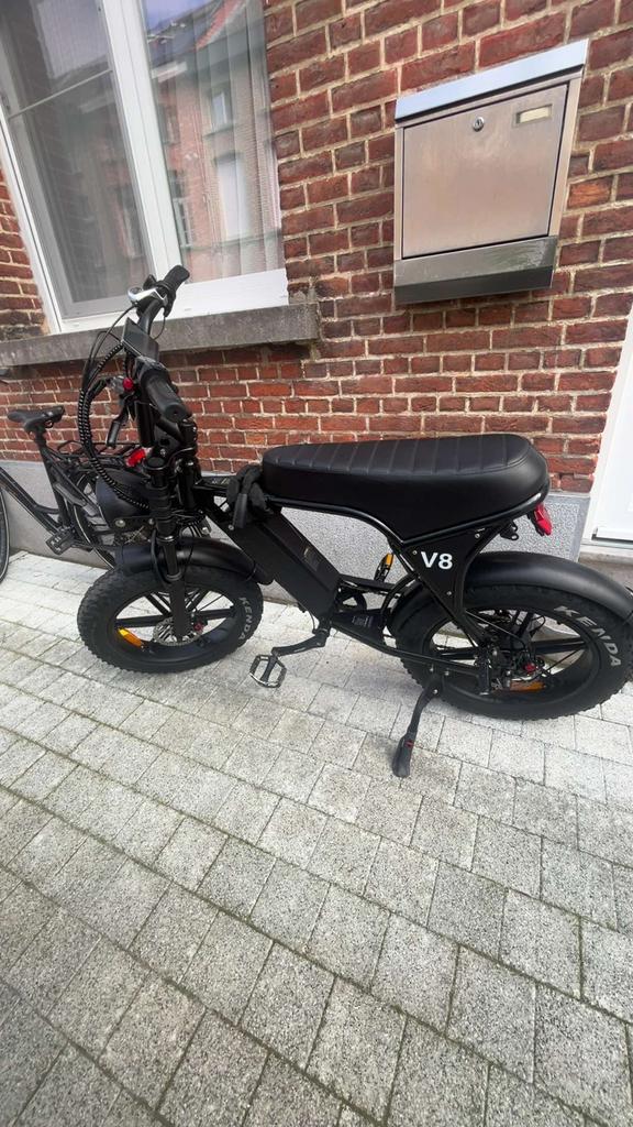 Fatbike v8, Fietsen en Brommers, Elektrische fietsen, Zo goed als nieuw, Overige merken, 51 tot 55 cm, 50 km per accu of meer