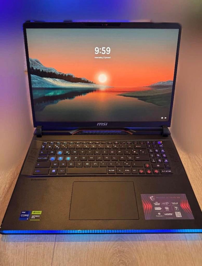 MSI RAIDER GE78HX i9-14900HX / RTX 4080 / 2TB - TOPSTAAT, Computers en Software, Windows Laptops, Zo goed als nieuw, SSD, Azerty
