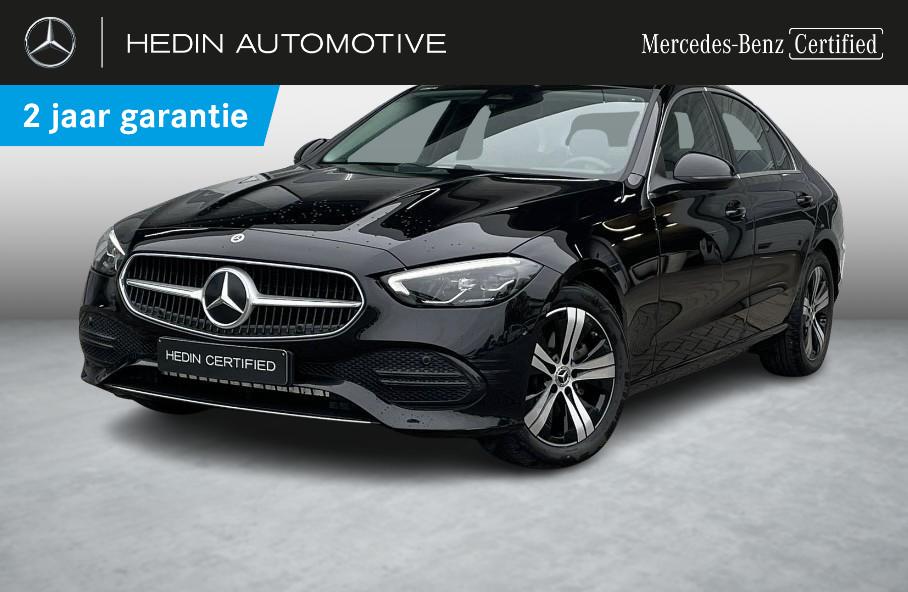 Mercedes-Benz C-Klasse 180 Berline Luxury Line | Smartphone, 4 deurs, 4 cilinders, Zwart, 1625 kg
