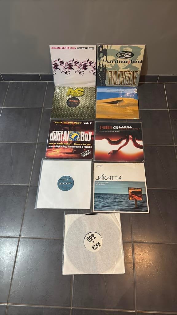 Lot vinylplaten, Cd's en Dvd's, Vinyl | Dance en House, Ophalen, Gebruikt, 12 inch, Dance Populair