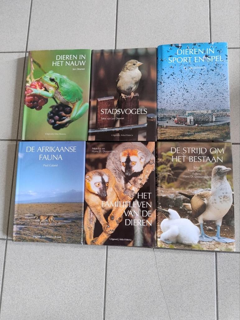 Artis Historia boeken dieren, Boeken, Ophalen