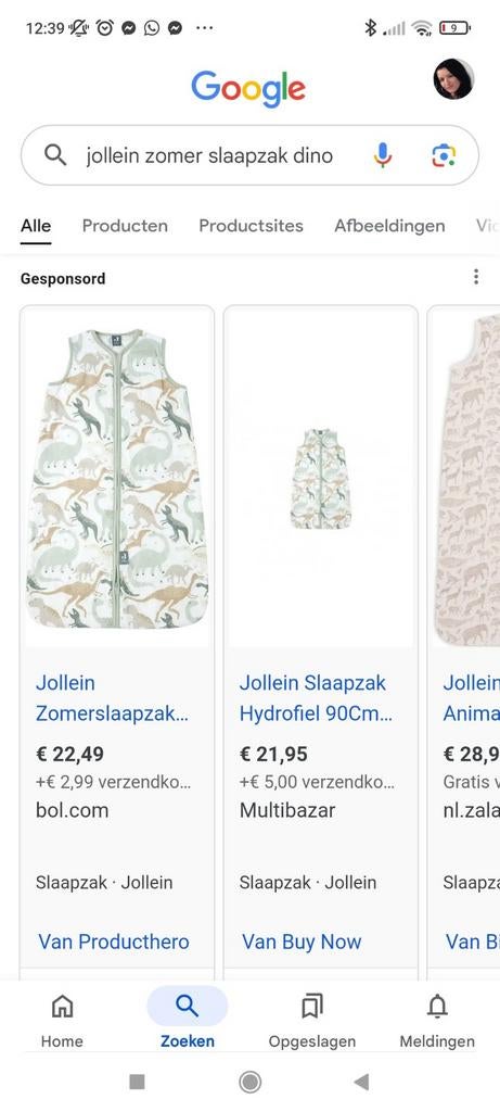 Jolien slaapzakjes vier seizoenen en zomer, Ophalen