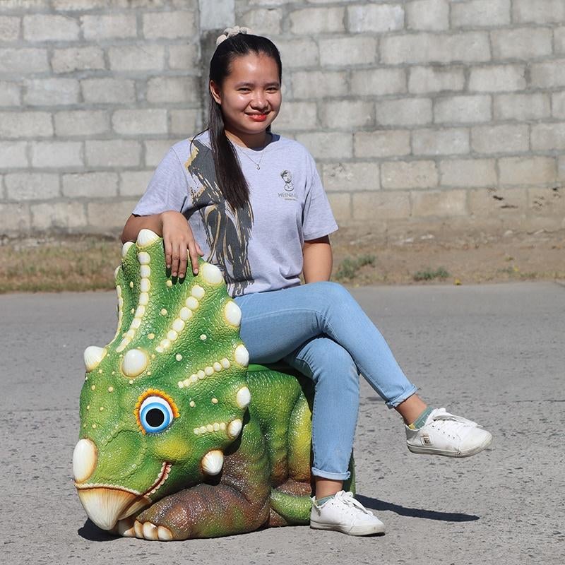 Baby Triceratops Stoel – Gelcoat Coated Kinderstoel, Kinderen en Baby's, Ophalen, Nieuw