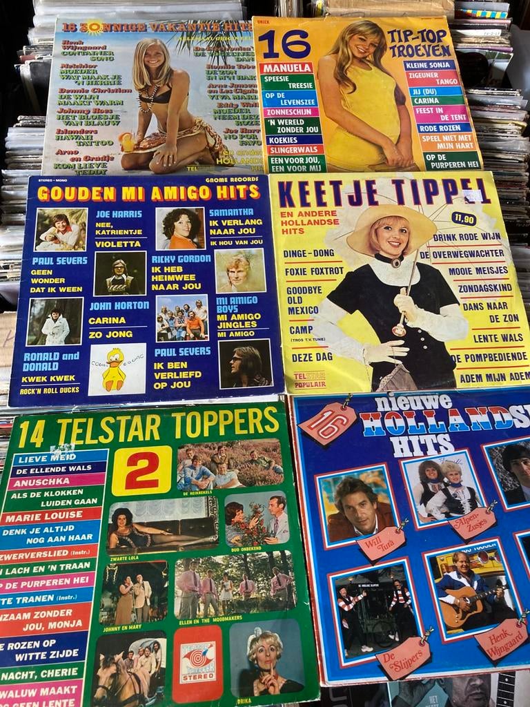 👉PIRATENHITS- TELSTAR toppers-13 Lp’s samen, Cd's en Dvd's, Vinyl | Nederlandstalig, Ophalen of Verzenden, Zo goed als nieuw