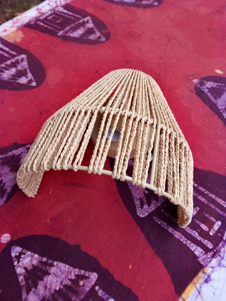 Lampe, Ophalen of Verzenden, Zo goed als nieuw, Stof, Minder dan 50 cm