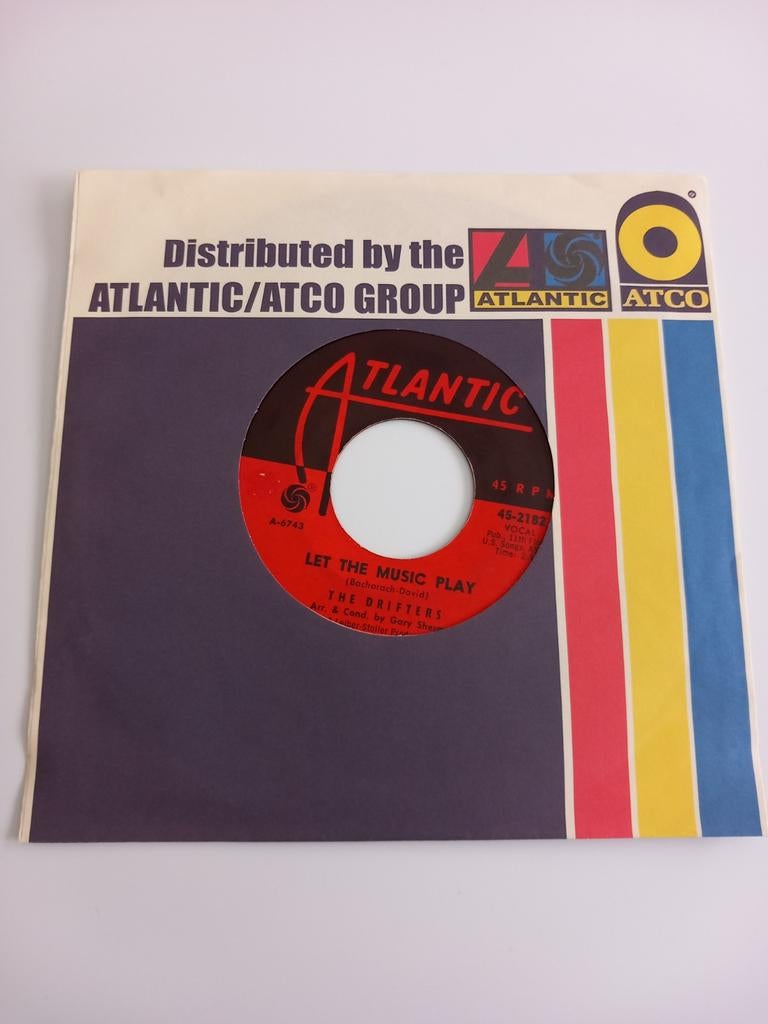 THE DRIFTERS. LET THE MUSIC PLAY. R&B 60S USA 45T, CD & DVD, Vinyles | R&B & Soul, R&B