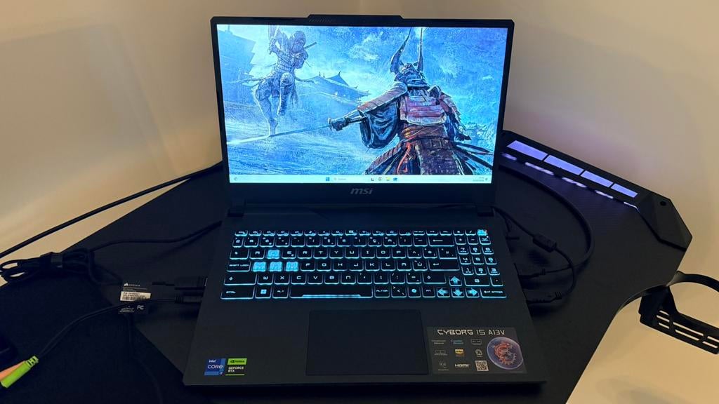 Msi cyborg RTX 4050, i7, 16gb ram. Krachtige gaming laptop, Computers en Software, Windows Laptops, Ophalen, Zo goed als nieuw