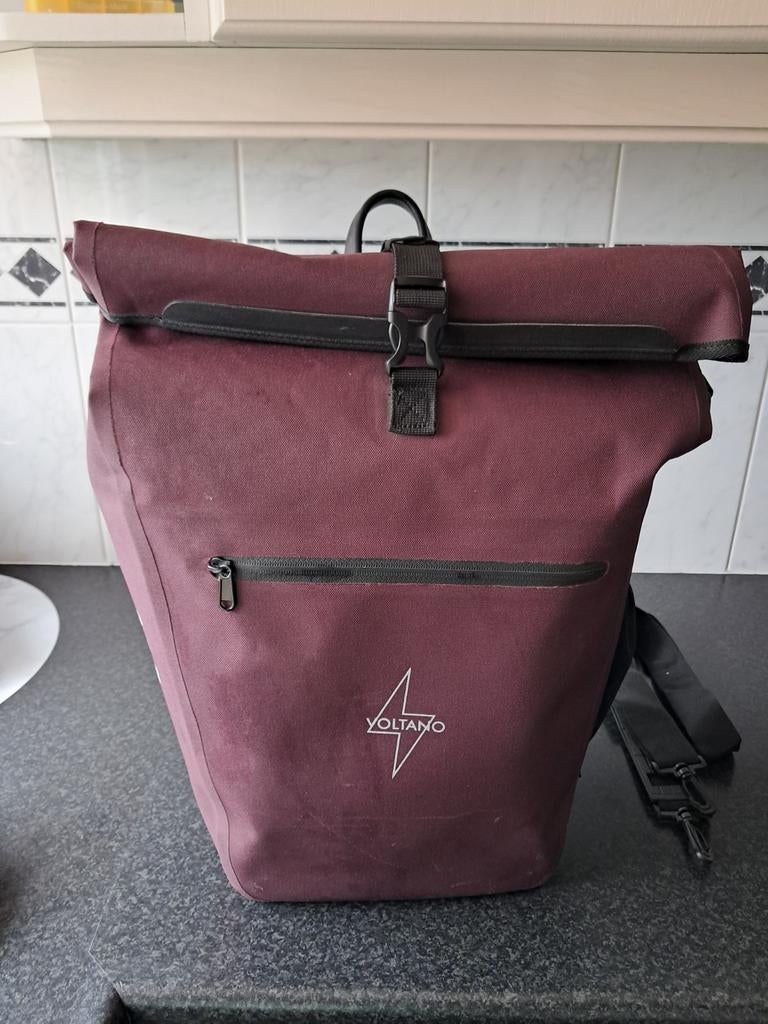 Fietstas voltano, Ophalen