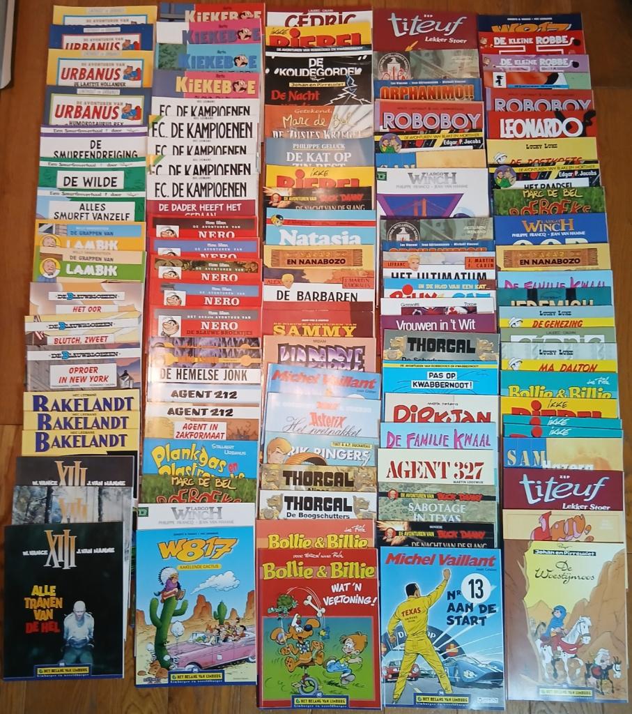 146 strips van o.a. Urbanus, Kampioenen, Nero, Boeken, Stripverhalen, Ophalen
