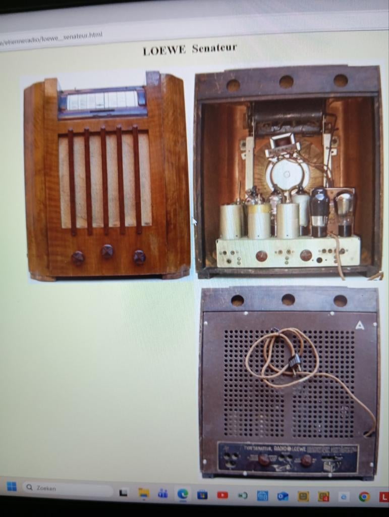 Loewe Senateur, Ophalen