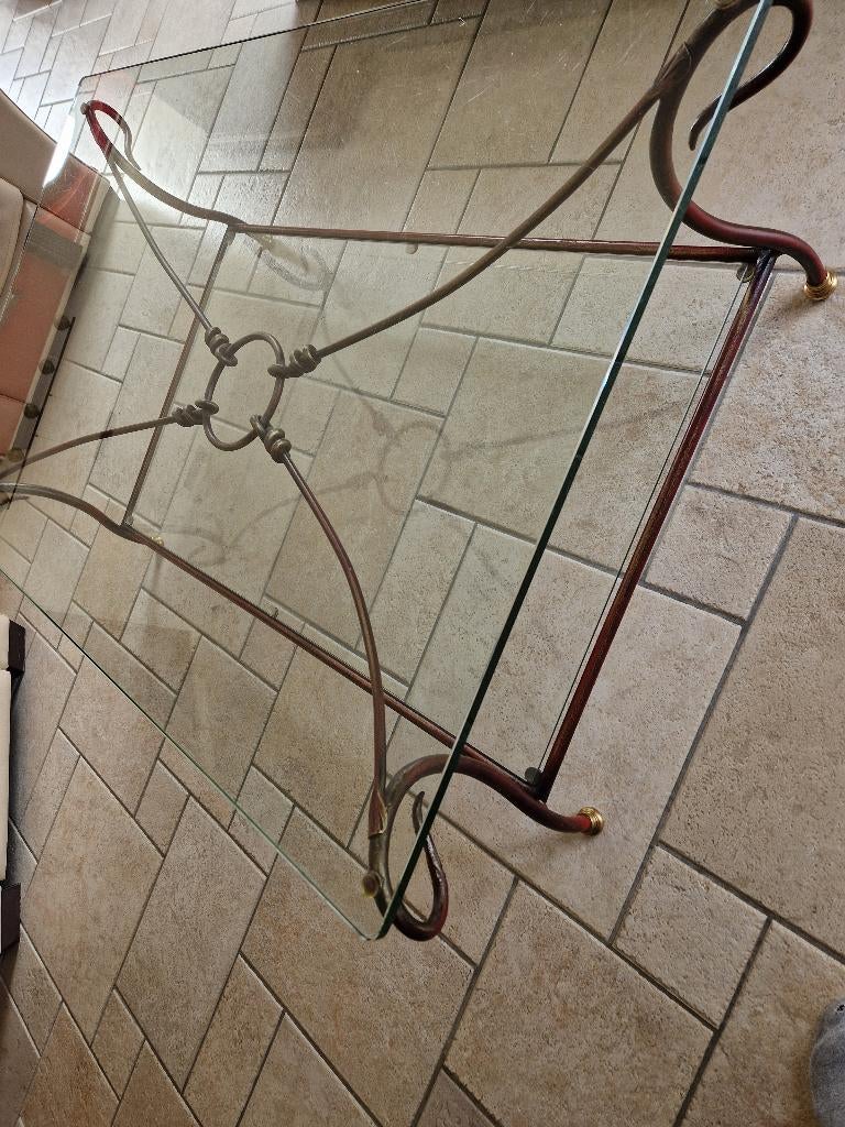 Table de salon, Huis en Inrichting, Tafels | Salontafels, Ophalen, Gebruikt, 100 tot 150 cm, Voir photos