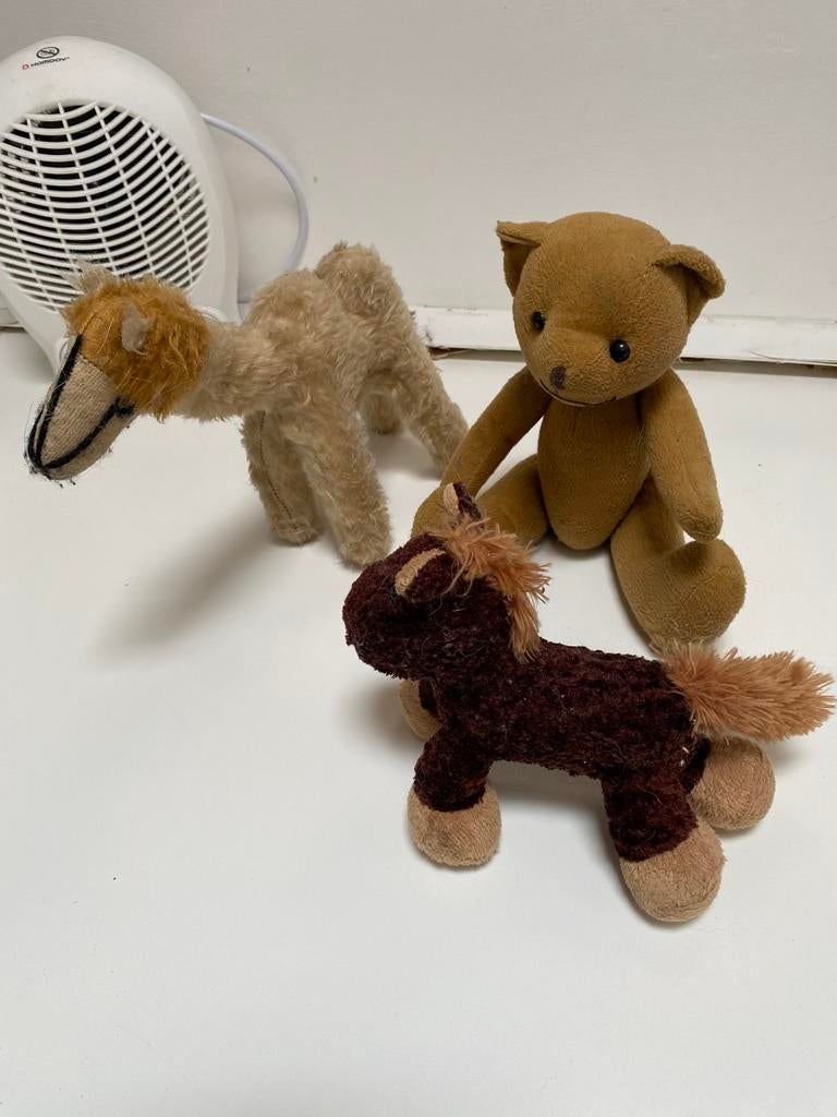 3 anciennes peluches, Enlèvement ou Envoi