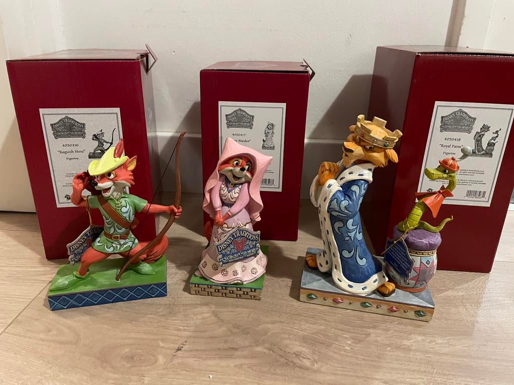 Disney traditions jim shore Robin Hood, Marian, Prince John, Verzamelen, Ophalen of Verzenden, Zo goed als nieuw