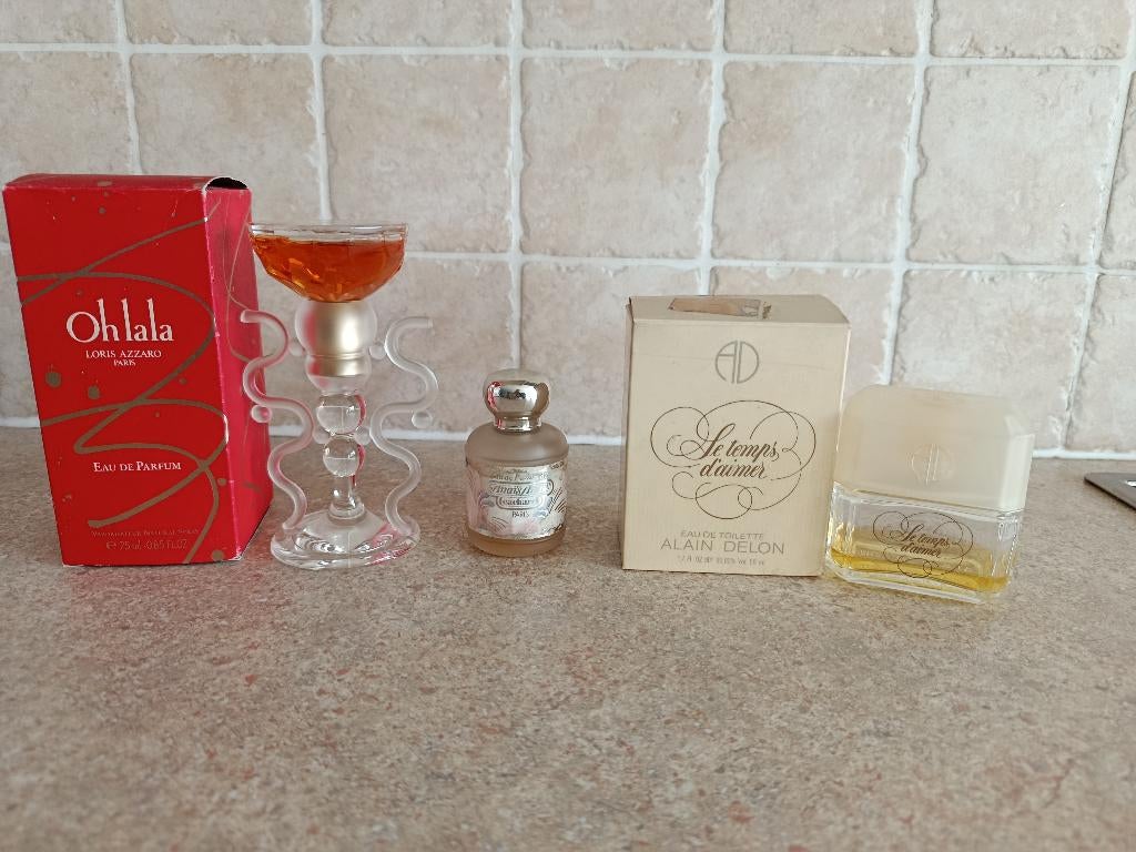 Parfums, Ophalen, Gebruikt