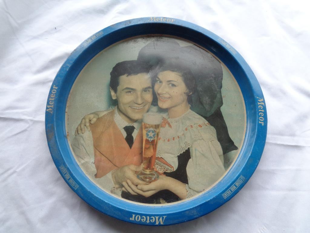 plateau biere meteor alsace, Collections, Marques & Objets publicitaires, Enlèvement ou Envoi