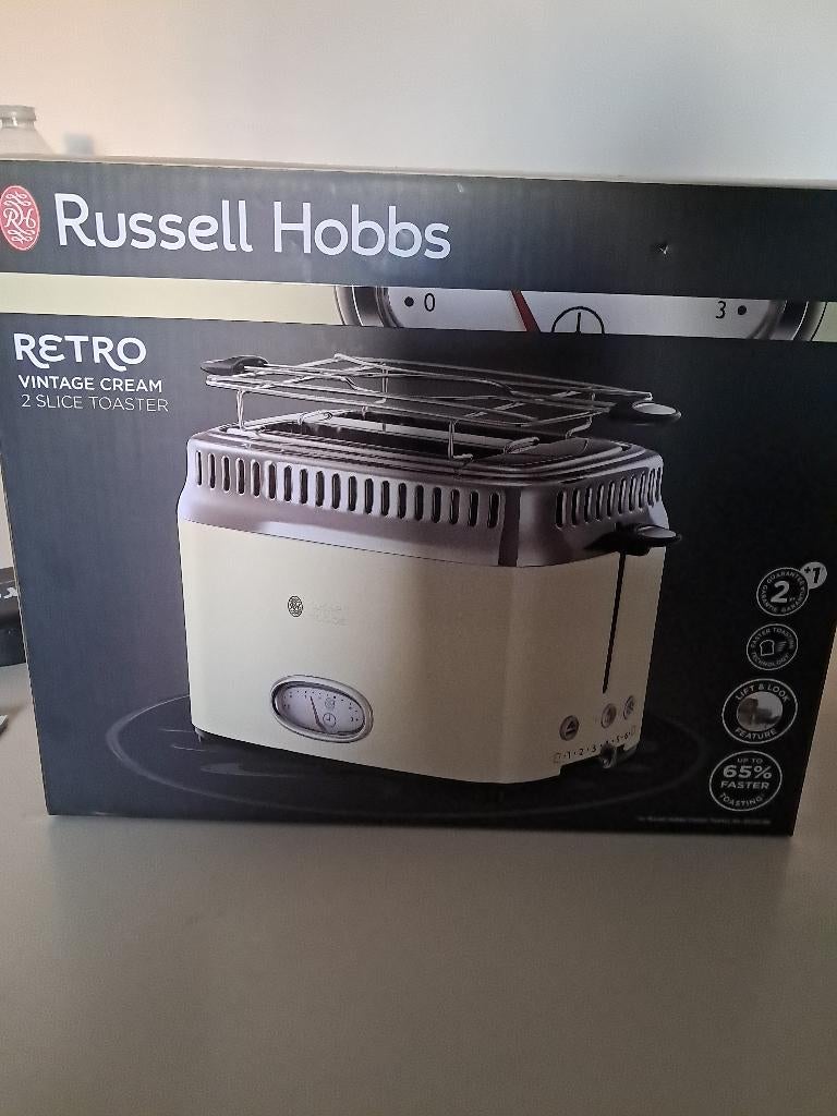 Toaster Rusell Hobbs (in verpakking niet gebruikt), Elektronische apparatuur, Broodroosters, Ophalen, Nieuw