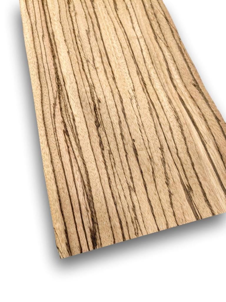 Zebrano fineer | 100x19 cm, Hobby en Vrije tijd, Knutselen, Nieuw, Verzenden