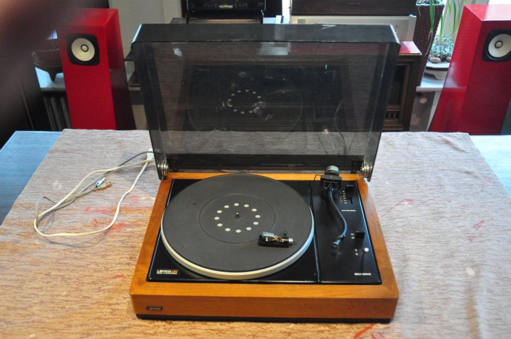 Lenco L80 - Belt drive - nieuwe riem en RCA pluggen, Audio, Tv en Foto, Platenspelers, Ophalen, Platenspeler