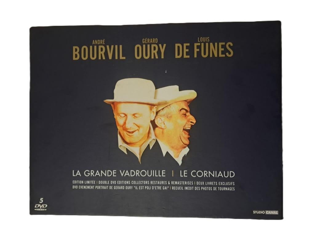 La Grande Vadrouille & Le Corniaud – De Funès / Bourvil, Enlèvement ou Envoi, Tous les âges, Coffret, Comme neuf