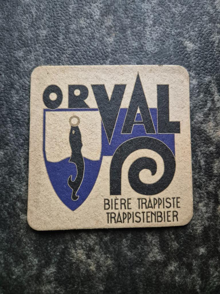 Sous bock Orval (modèle 2), Collections, Enlèvement ou Envoi, Utilisé, Sous-bock, Autres marques