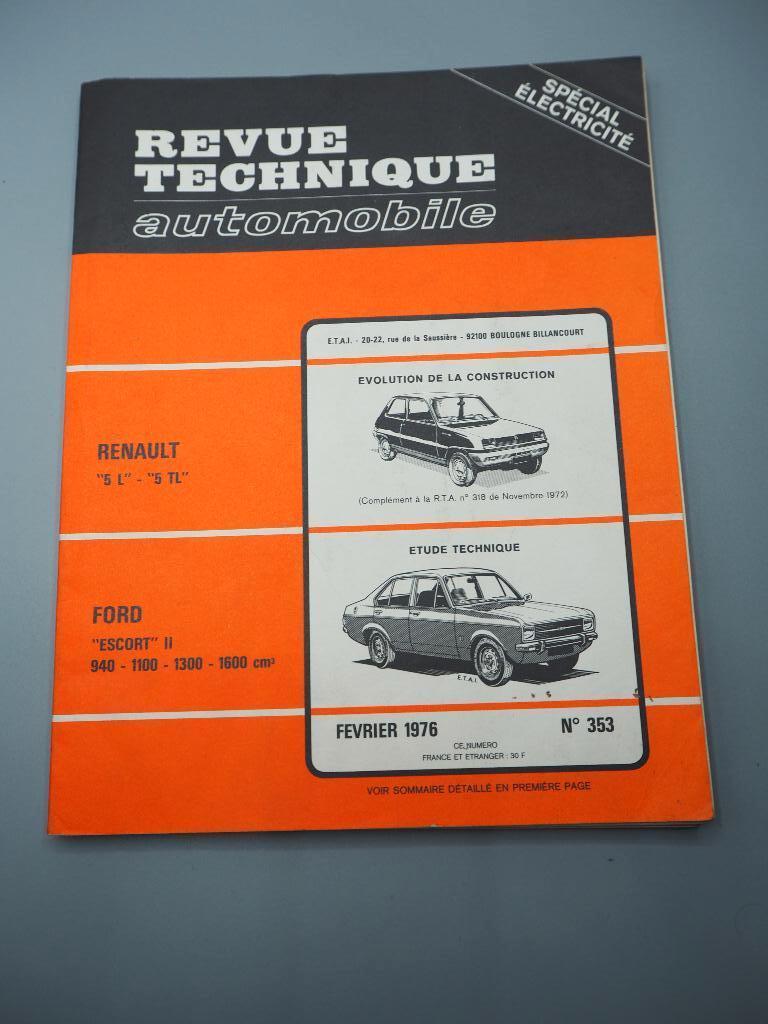 Technische gids voor Renault 5 en Ford Escort, Boeken, Auto's | Boeken, Ophalen of Verzenden, Gelezen, Ford