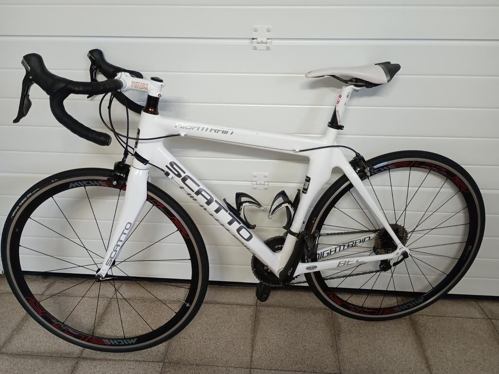 Racefiets Scatto night train carbon, Fietsen en Brommers, Ophalen, Carbon