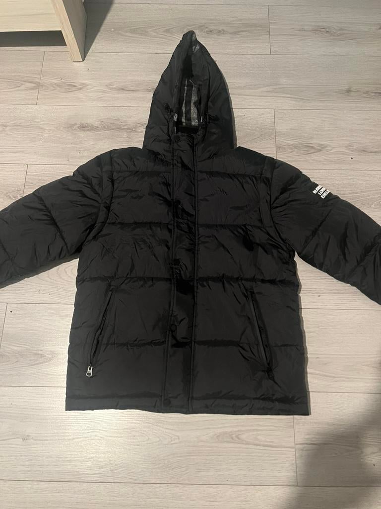 Burberry jas, Kleding | Heren, Ophalen, Zo goed als nieuw, Maat 48/50 (M), Zwart