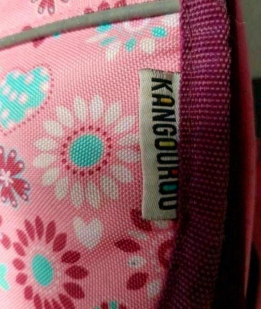 Kangouroo / schooltas -trolley, 40 à 50 cm, Enlèvement ou Envoi, Rose, 50 cm ou plus