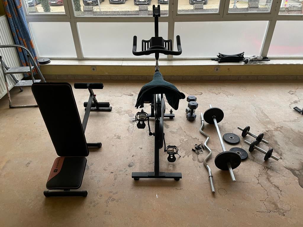 Fitness materiaal, Ophalen, Zo goed als nieuw, Halterschijven