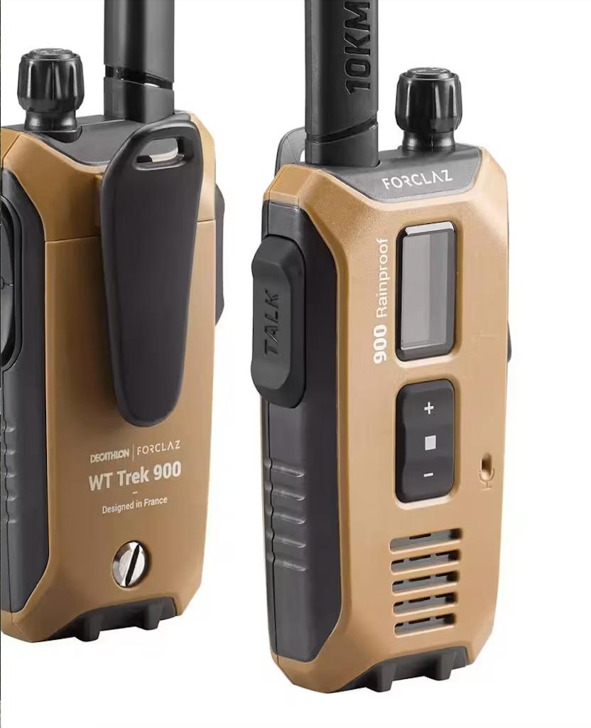 Walkie Talkie Forclaz WT900 set, Telecommunicatie, Ophalen of Verzenden, Zo goed als nieuw, 2 to 5 km, Portofoon of Walkie-talkie