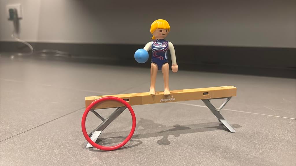 Playmobil turnster op evenwichtsbalk, Enlèvement ou Envoi, Comme neuf