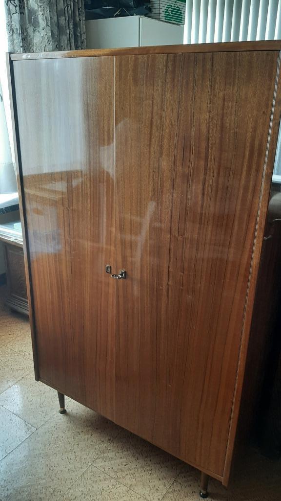 vintage kast mahonie, Antiek en Kunst, Antiek | Meubels | Kasten, Ophalen