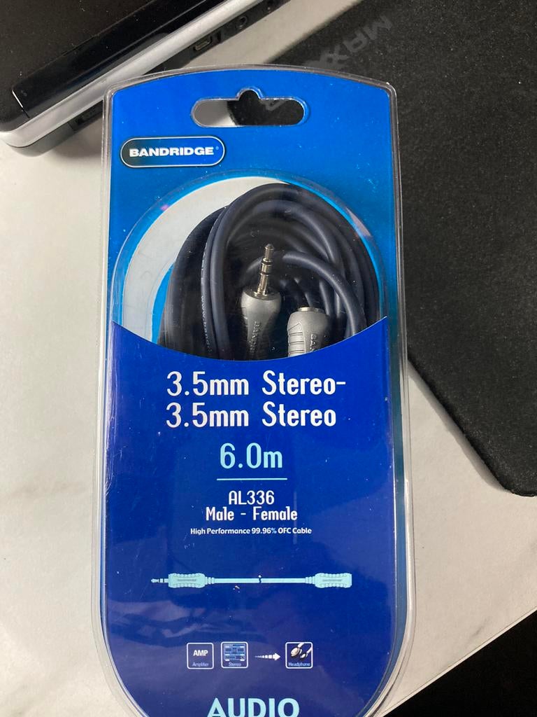 Rallonge audio la piece 3,50€, Enlèvement, Comme neuf