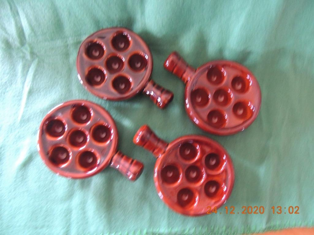 Escargot Pannentjes, Huis en Inrichting, Ophalen, Keramiek, Overige typen, Zo goed als nieuw