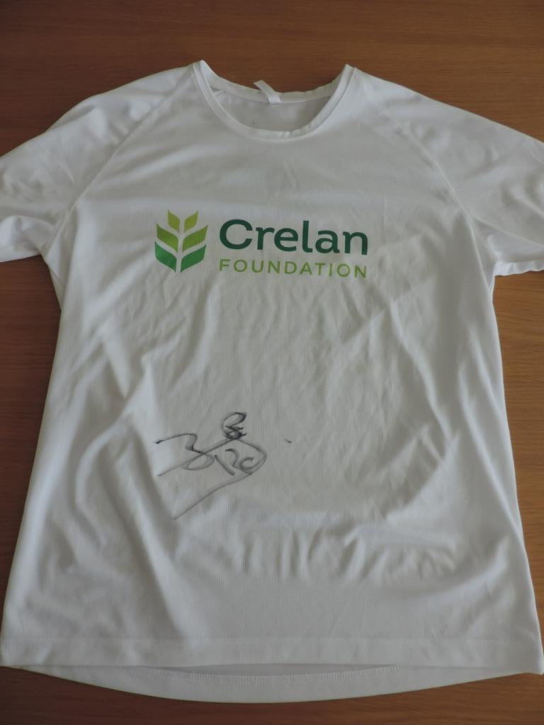 T-shirt Crelan (getekend Kevin Borlée, 2019), Ophalen of Verzenden, Nieuw, Shirt