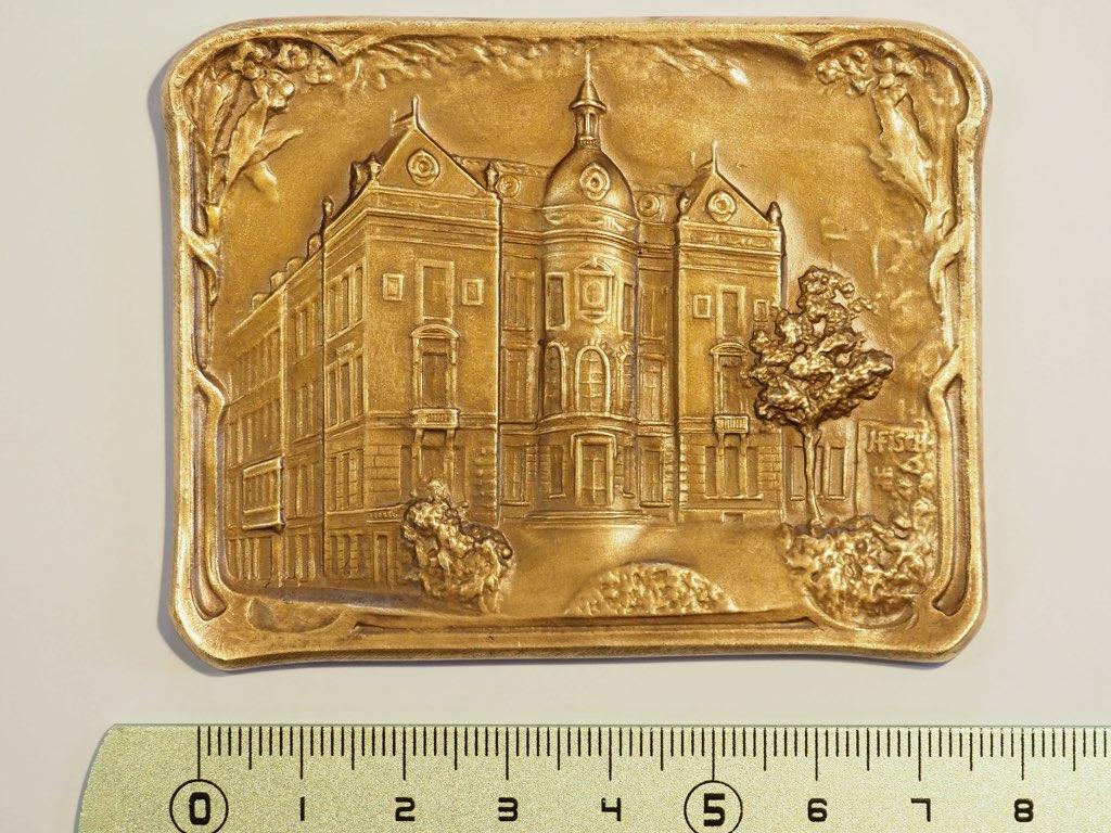 Médaille commémorative maison communale Saint-Josse, Enlèvement ou Envoi, Autres matériaux