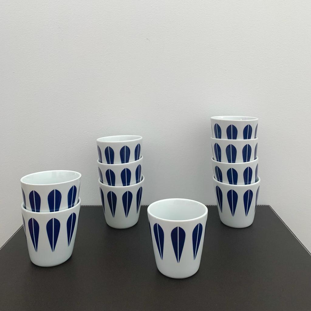 Service x10 Tasses LUCIE KAAS Clausen Collection by Skotte, Maison & Meubles, Enlèvement ou Envoi, Neuf, Porcelaine, Tasse(s) et/ou soucoupe(s)