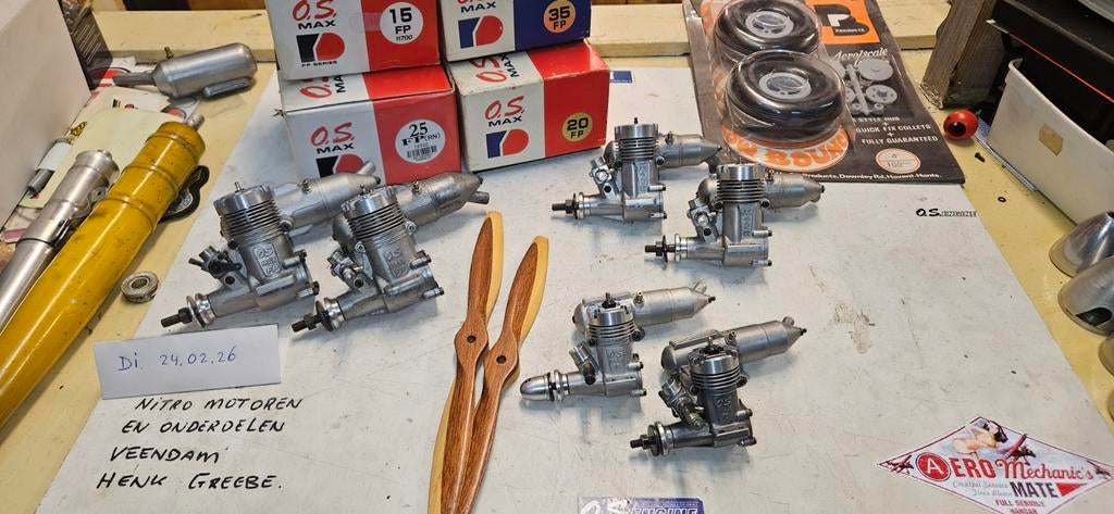 Os Max FP modellen, Ophalen of Verzenden, Gebruikt, Nitro, RTF (Ready to Fly)